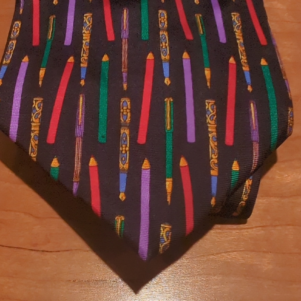 Colorful Pencil Pattern Tie